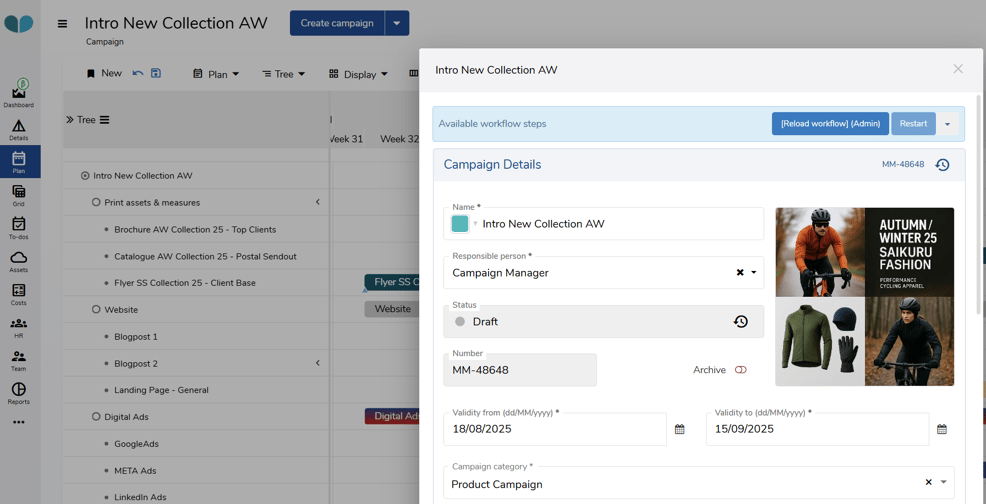 Marketing planning software