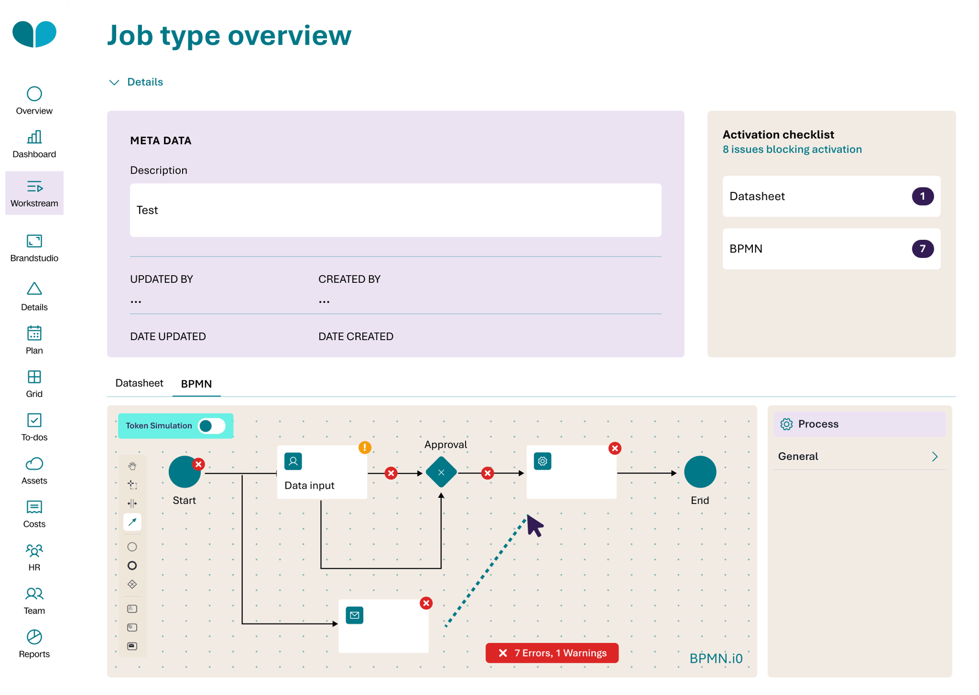 Job type overview