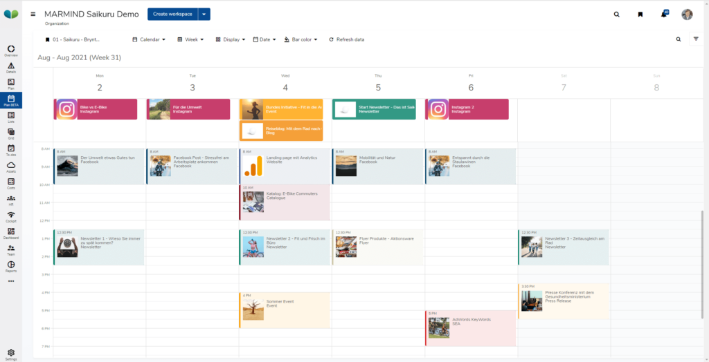 Effiziente Marketingplanung mit dem neuen Marketingkalender in MARMIND