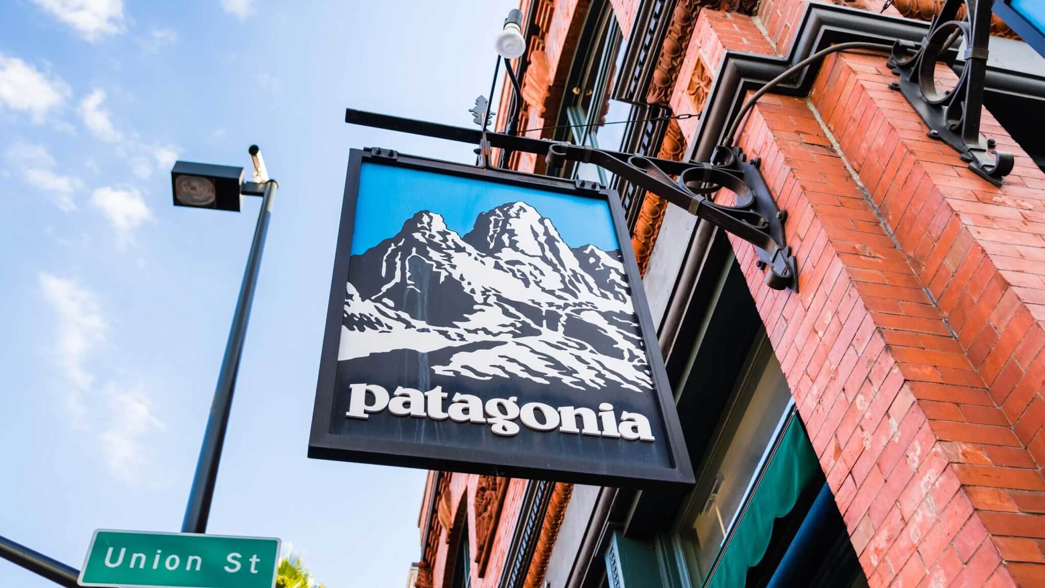 Patagonia signage outside building