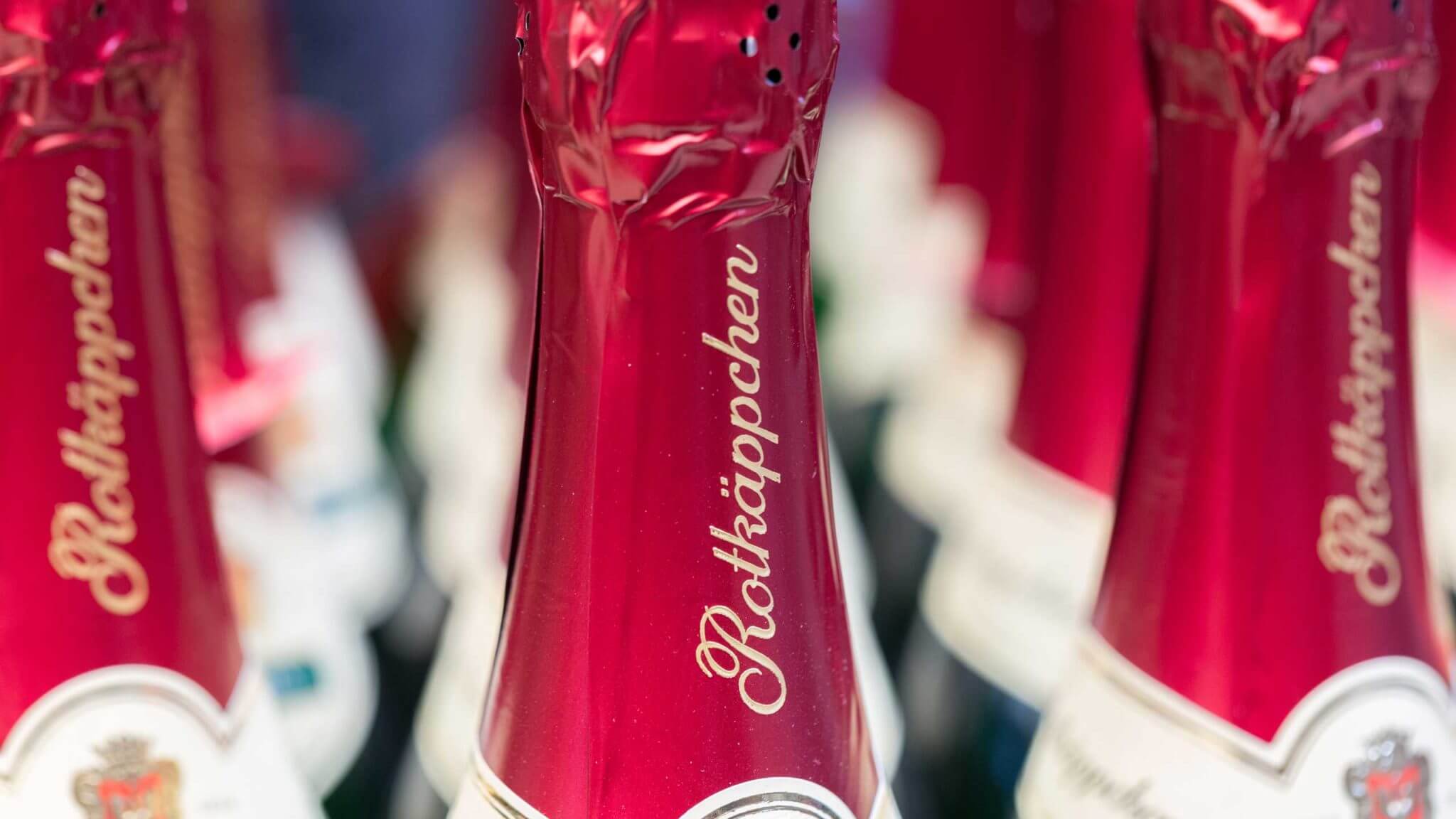 Rotkaeppchen sparkling wine bottles