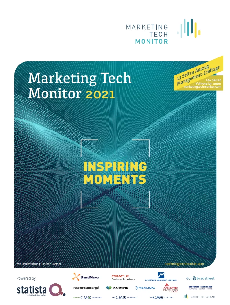 Marketing Tech Monitor 2021 - Auszug